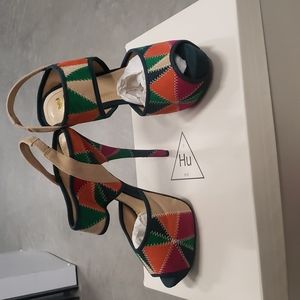 Shiekh multi colored high heel